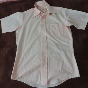 Vintage Now Breed By Campus Dagger Collar Retro Disco ButtonUp Shirt S tapered